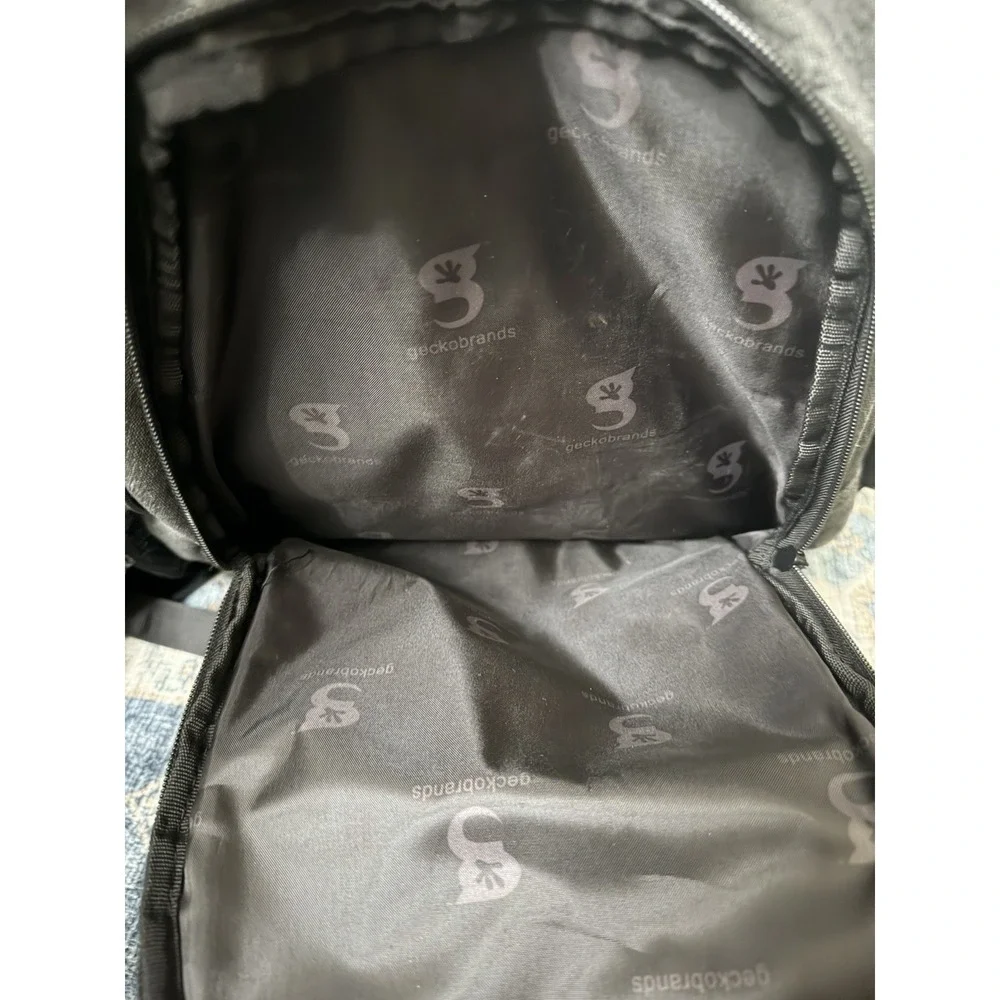 Geckobrands Gray Backpack Multi Compartment Laptop School Travel Bag Padded